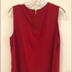Chico’s size 1 Red Layered Tank